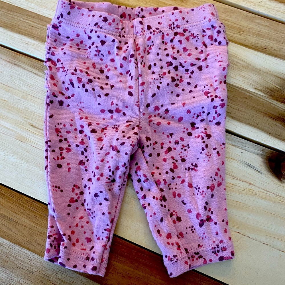 0-3 Months Girl Leggings